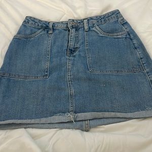 Denim skirt!